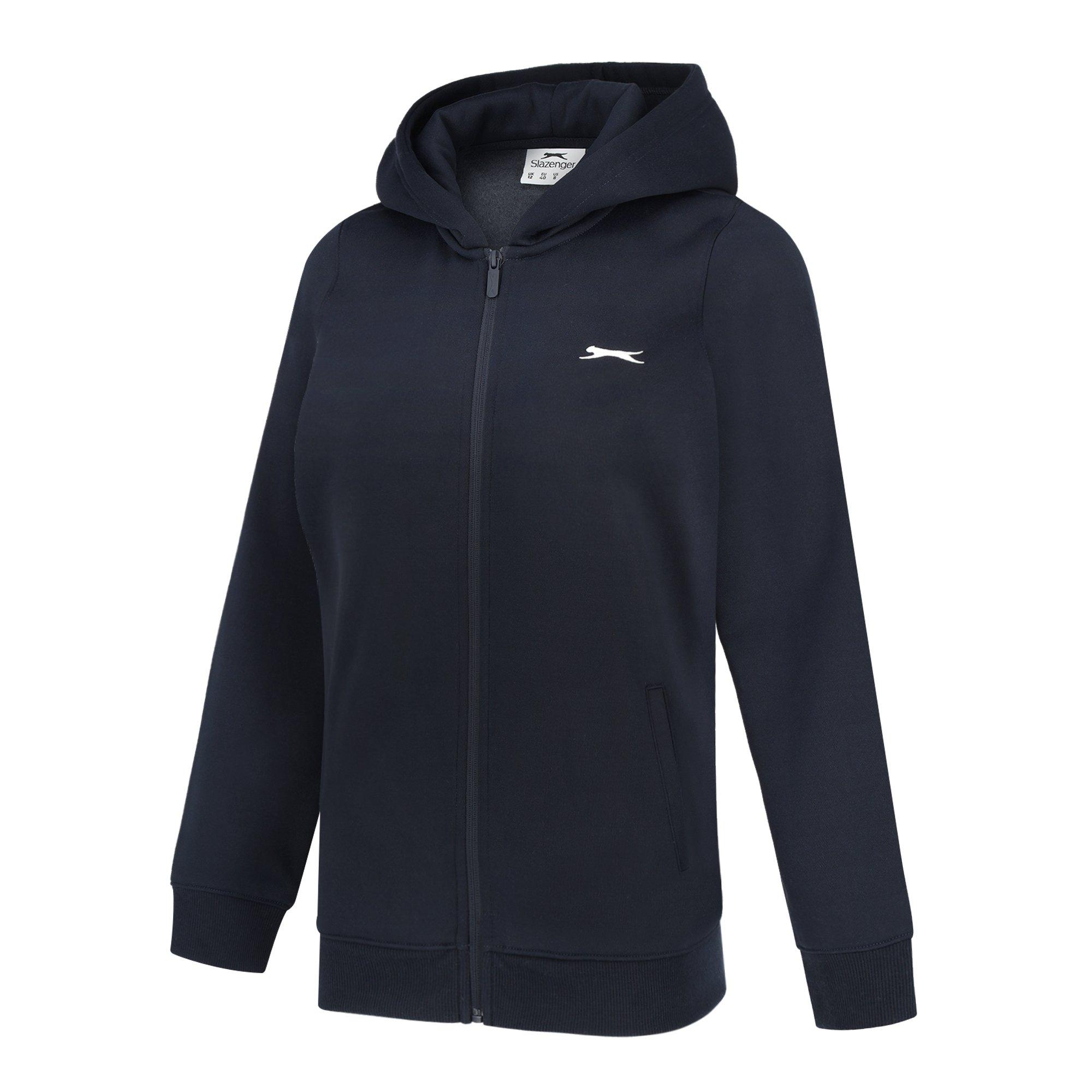 Slazenger Fitted Full Zip Hoodie Womens