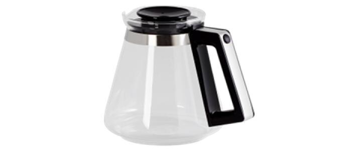 Ersatzglaskanne 1 l, Schwarz/WeissErsatzkanne aus Glas