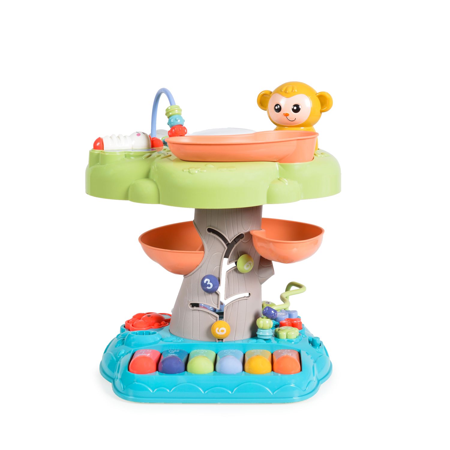 Moni Kinder Musikspielzeug Wisdom Tree Paradise YL605 Musik Licht Klaviertasten bunt