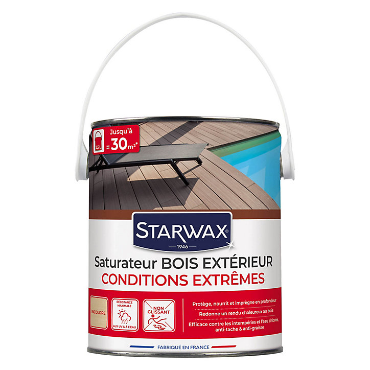 Saturateur extérieur haute protection incolore 2,5 L