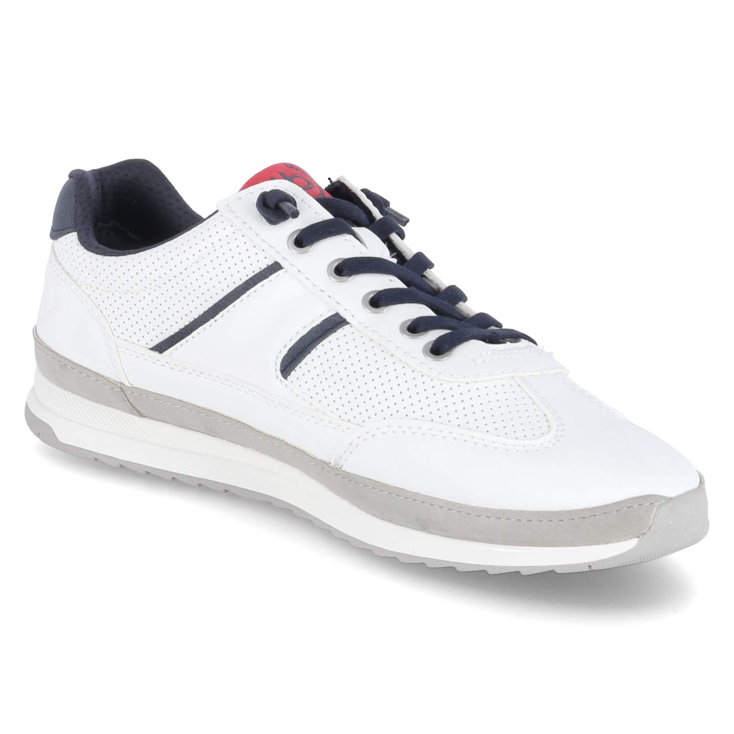 Bugatti Low Sneaker - white/ light grey