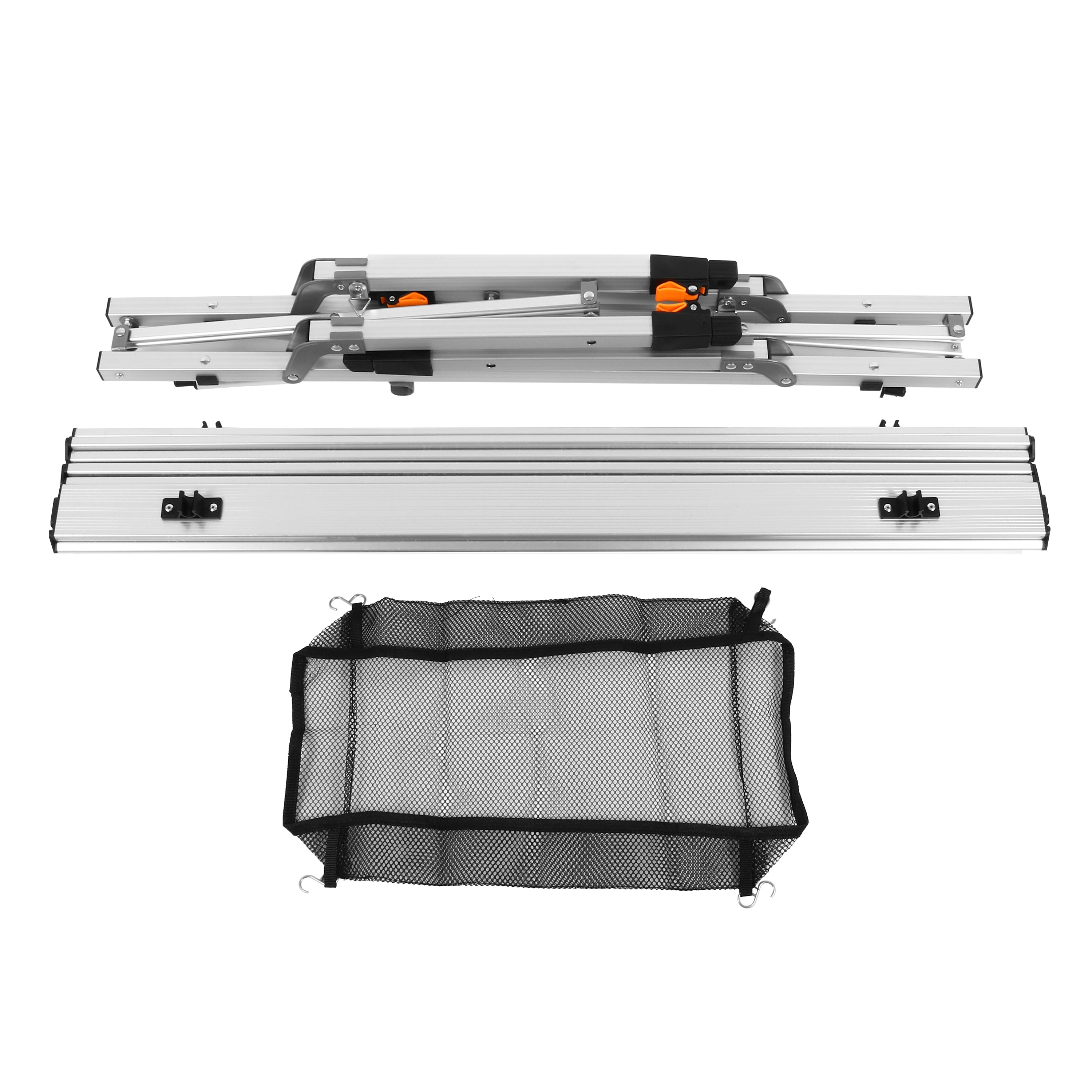 Campingtisch klappbar DOLF 90 x 51 cm silber