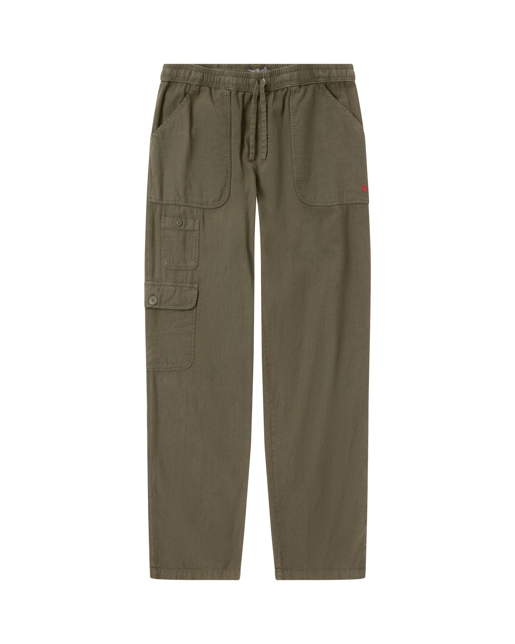 Amundsen Travellers Linen Pants Olive