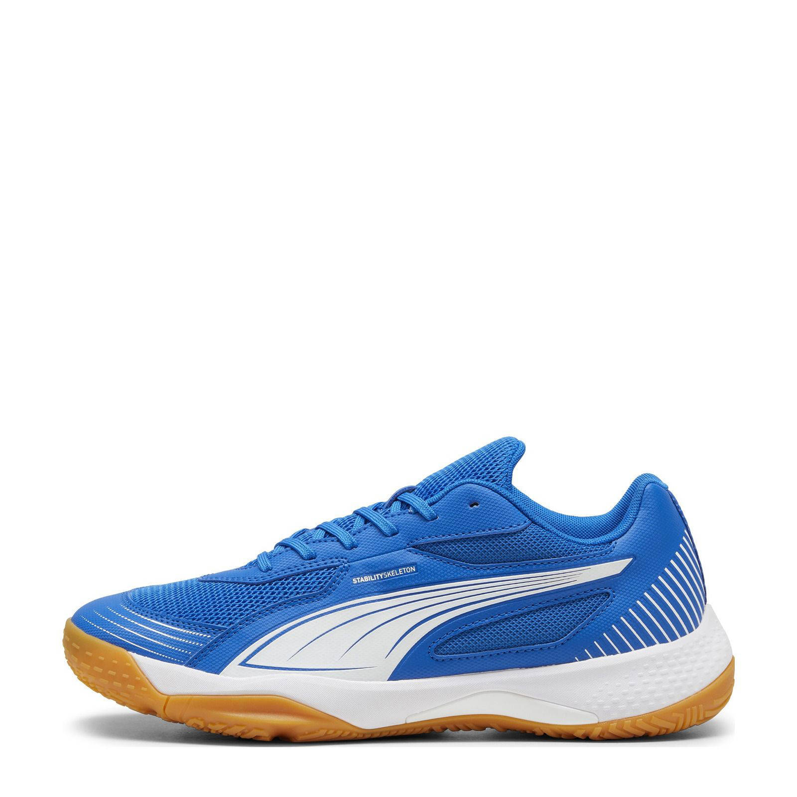 Puma Solarflash III  senior zaalvoetbalschoenen kobaltblauw/wit