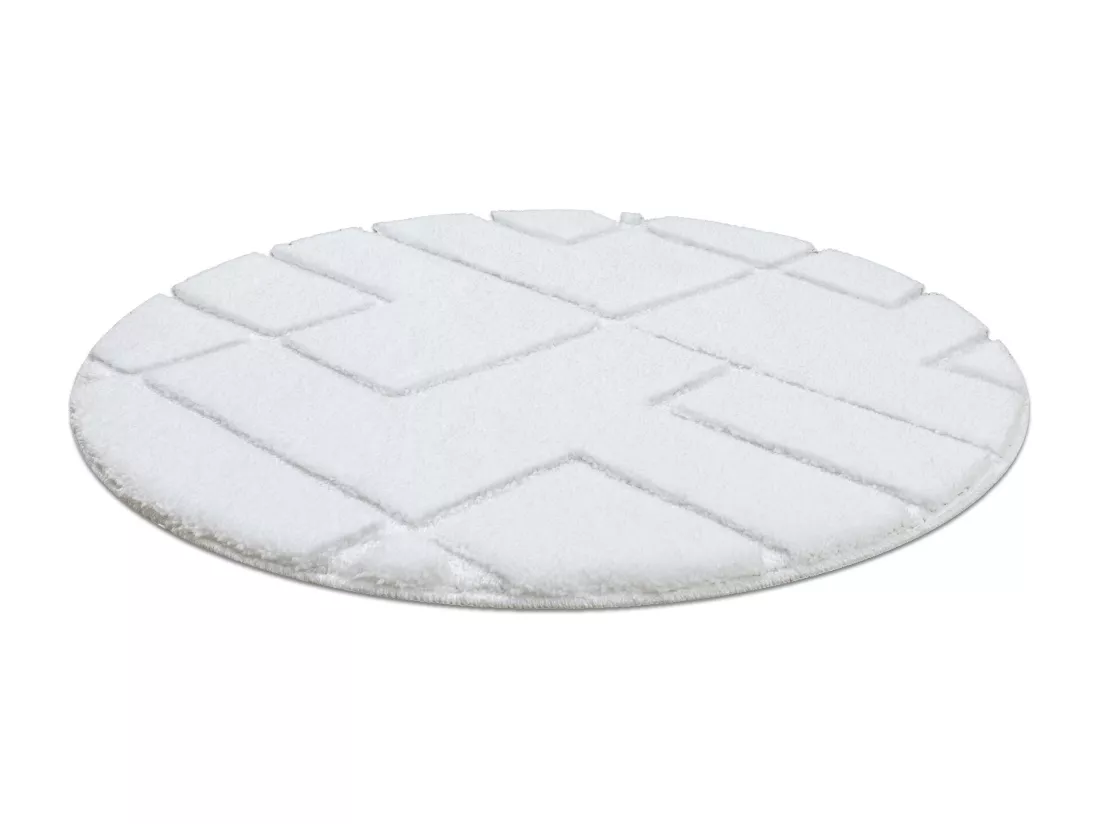 Tapis de salle de bain SUPREME cercle LINES, lignes, antidérapant, do cercle 67 cm