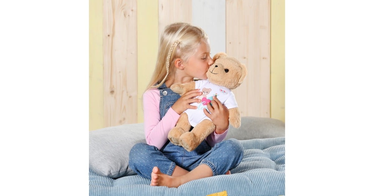 ZAPF CreationBABY born - Beer wit Pluchenspeelgoed