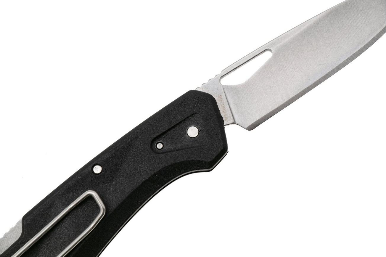 Gerber LST 1074516, Stonewashed 440A, Black Nylon zakmes