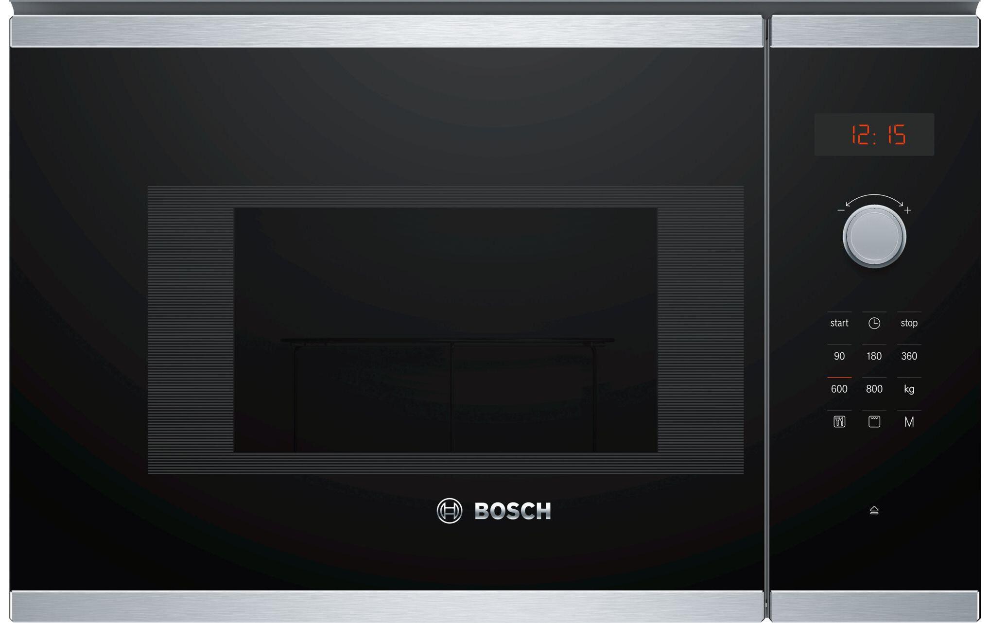 Einbaumikrowelle BEL523MS0 Schwarz/Silber<br>800 W Mikrowelle