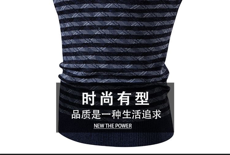 Phoneus - V-hals gestreept vest