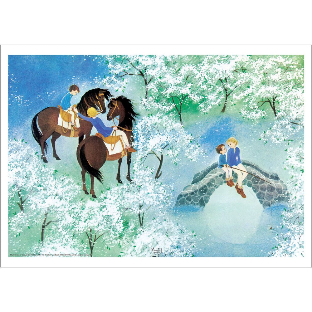 Køb Poster & Frame Astrid Lindgren - Nangijala - The Borthers Lionheart