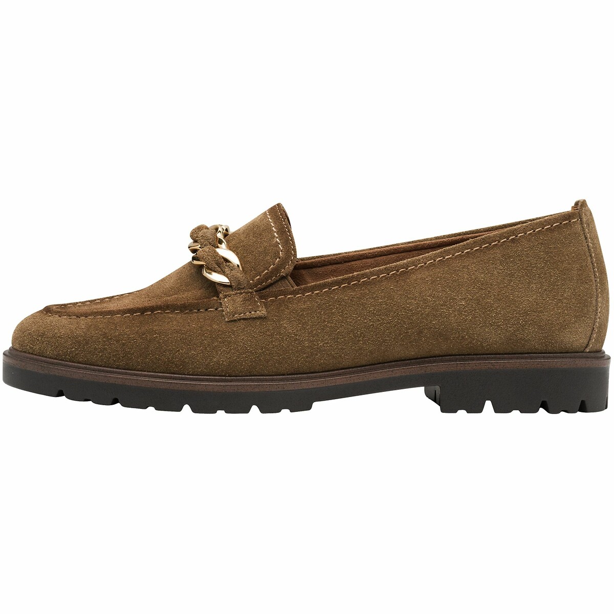 TAMARIS<br>Mocassins em leer