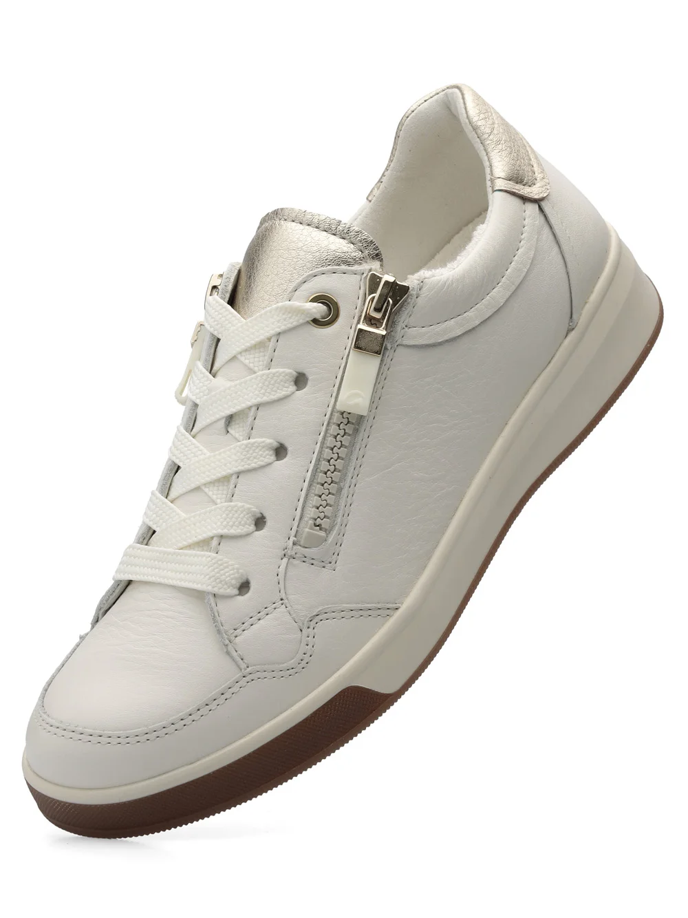 Schnürschuh Rom cream