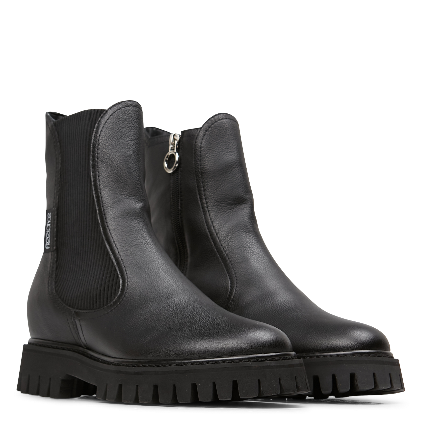 GEORGIA - Bottines chelsea en cuir | Noir