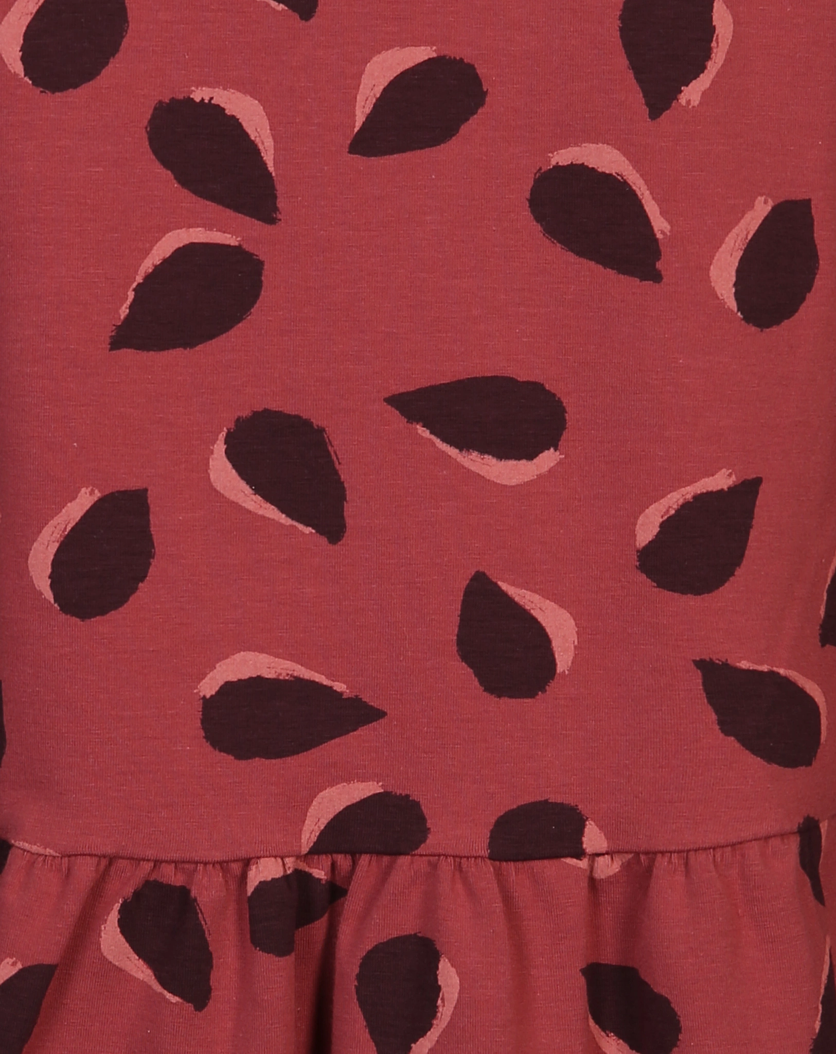 Kleid AUTUMN AOP in faded red
