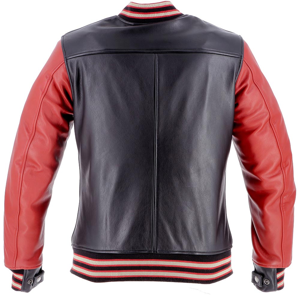 Helstons - Blouson Student Motul Noir / Rouge