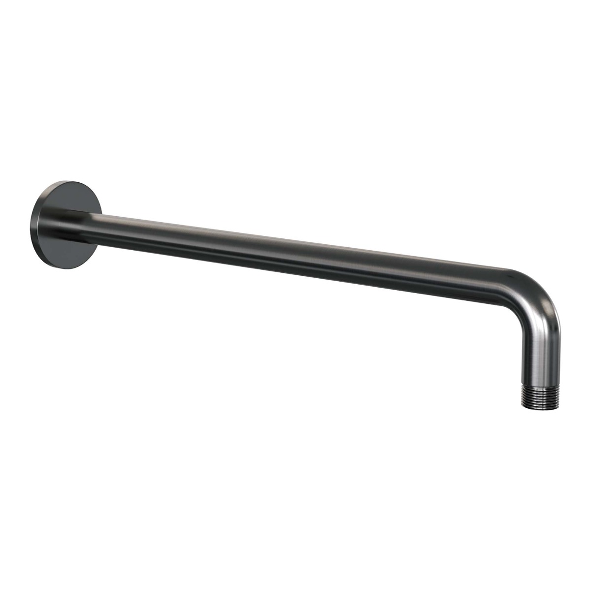 Brauer Gunmetal Edition complete inbouw regendouche met 3 standen handdouche, gebogen wandarm, glijstang en hoofddouche 30cm set 22 gunmetal geborsteld PVD
