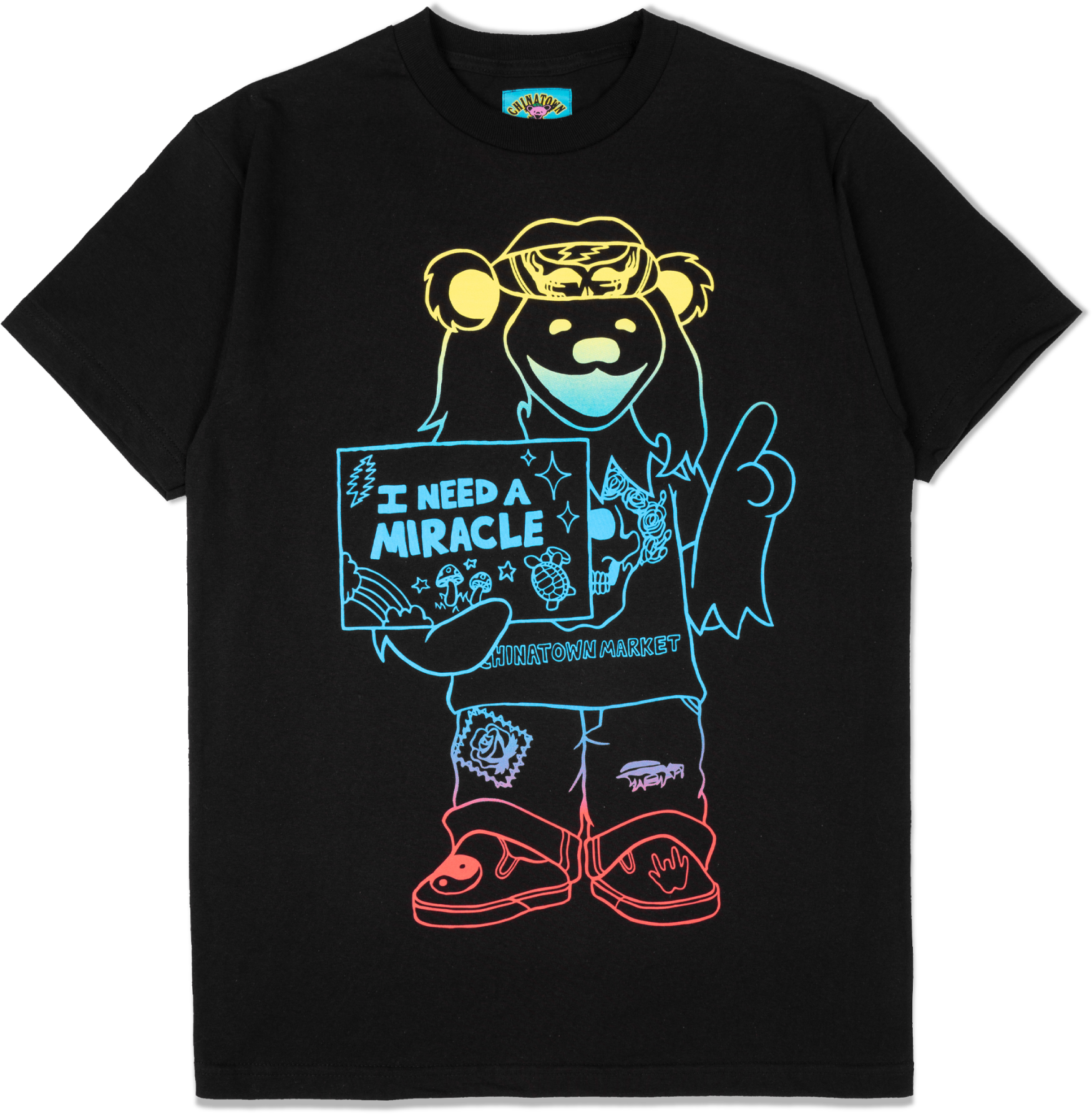 Market X Grateful Dead T-Shirt Schwarz