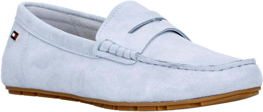 Tommy Hilfiger Instappers FLAG SOFT SUEDE DRIVER LOAFER