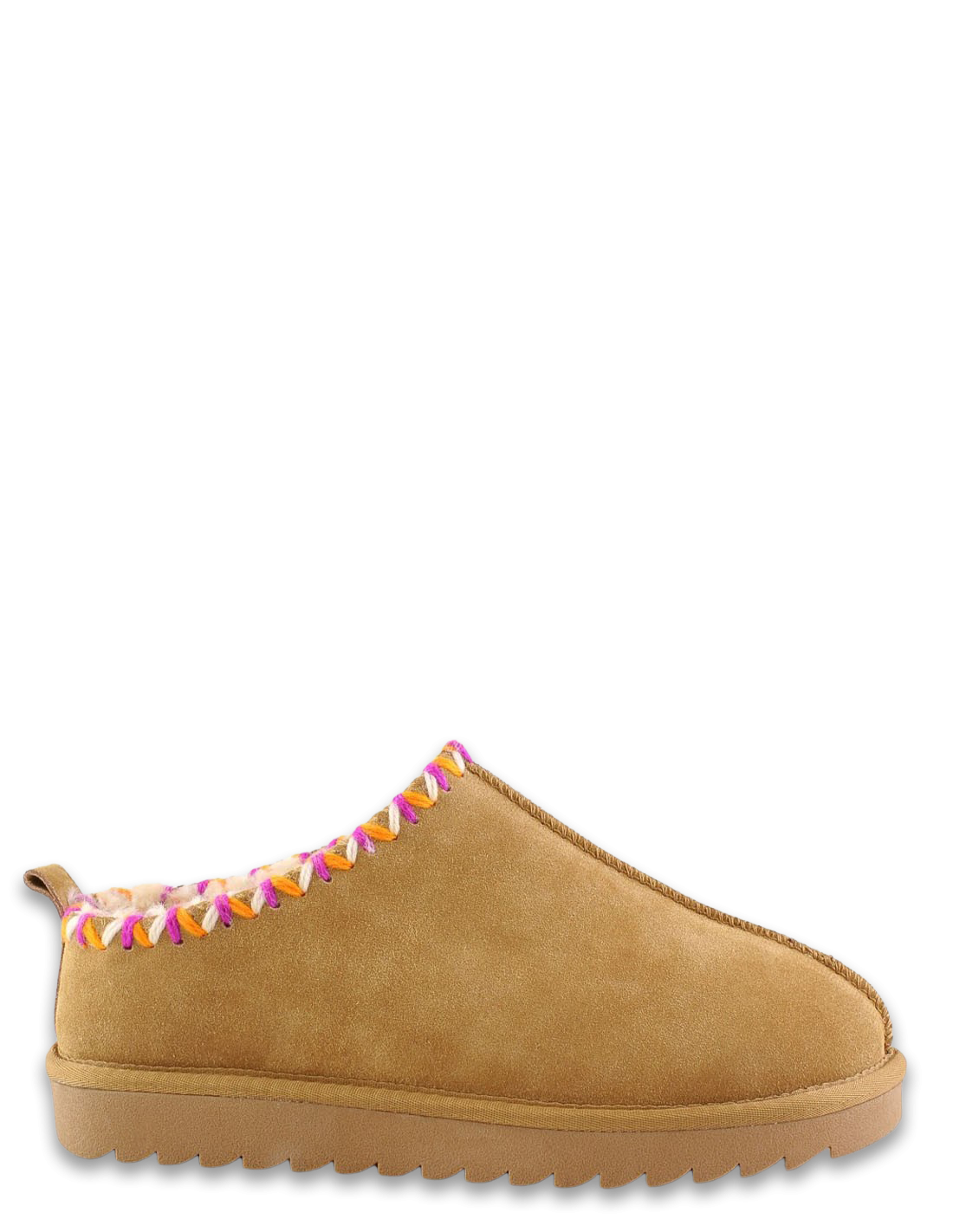colors of california Sabot Femme in suede with stitchings