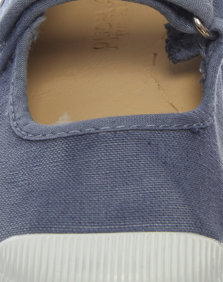 Ballerinas MERCEDES PUNT TINTADO mit Klett in washed blue