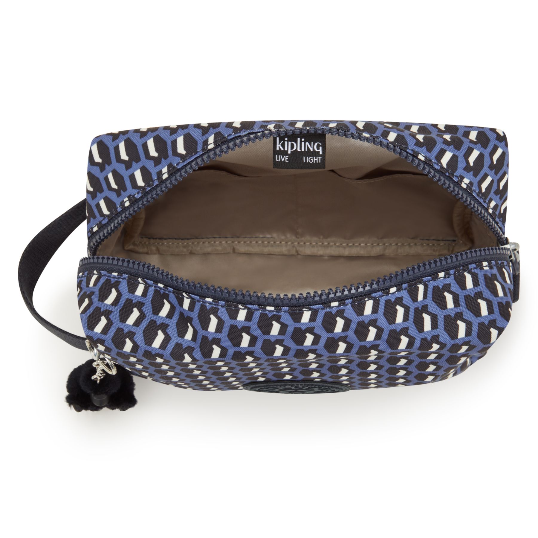 PARAC Grande Trousse de Toilette avec Poignée Latérale - 3D K Blue
