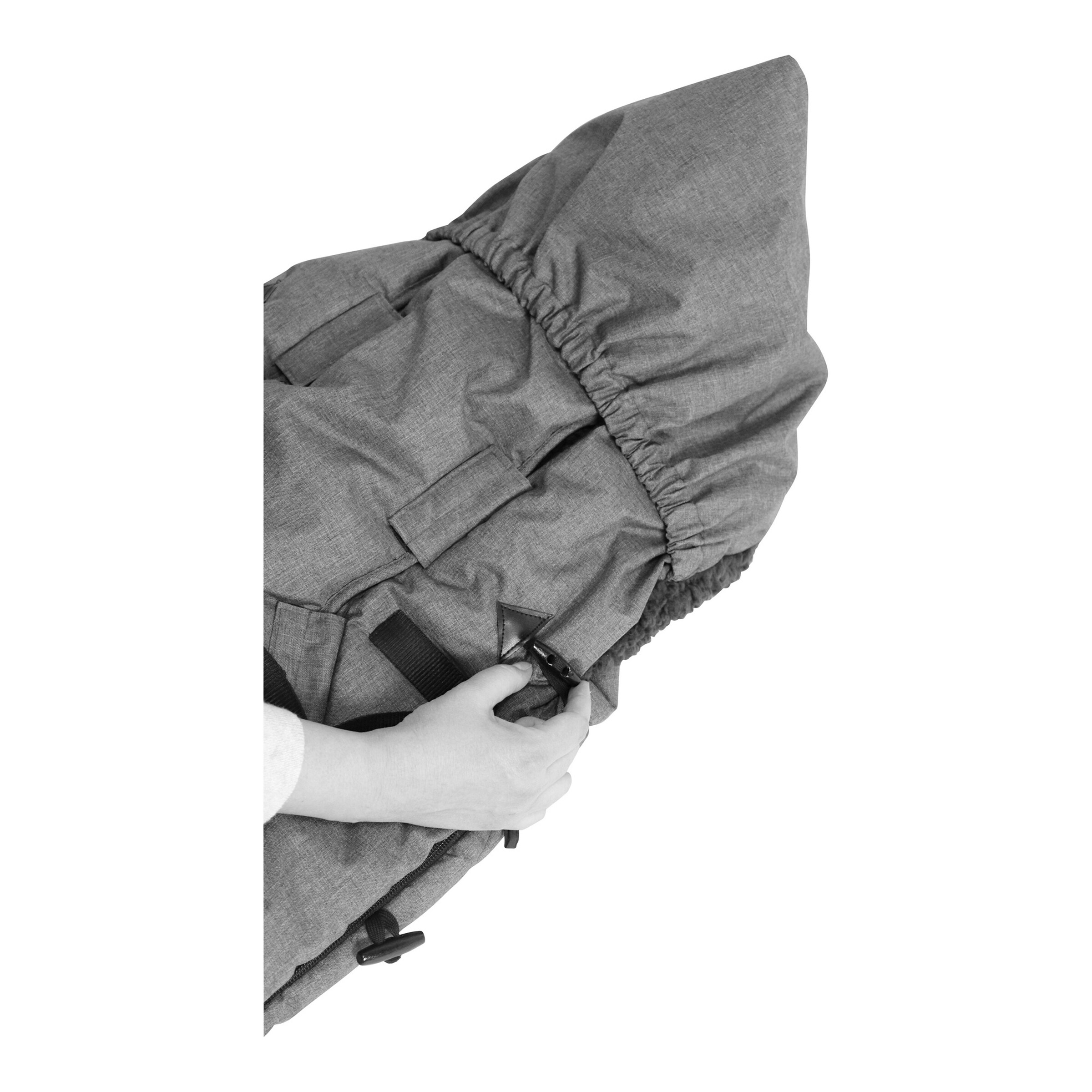 Kaiser Winter-Fußsack XL Too für Kinderwagen, Buggy black