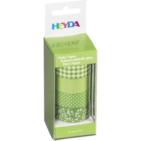 Heyda Deko Tape Kiwi, 4 Stück