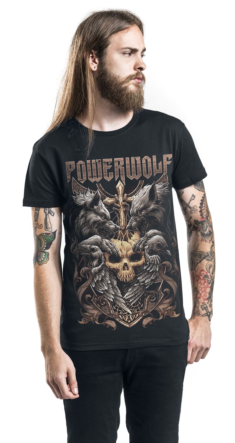 Wolves & Ravens | Powerwolf T-Shirt Manches courtes