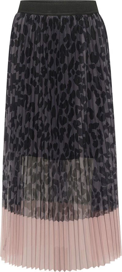 Culture CUchancy Skirt Grey leopard/pink