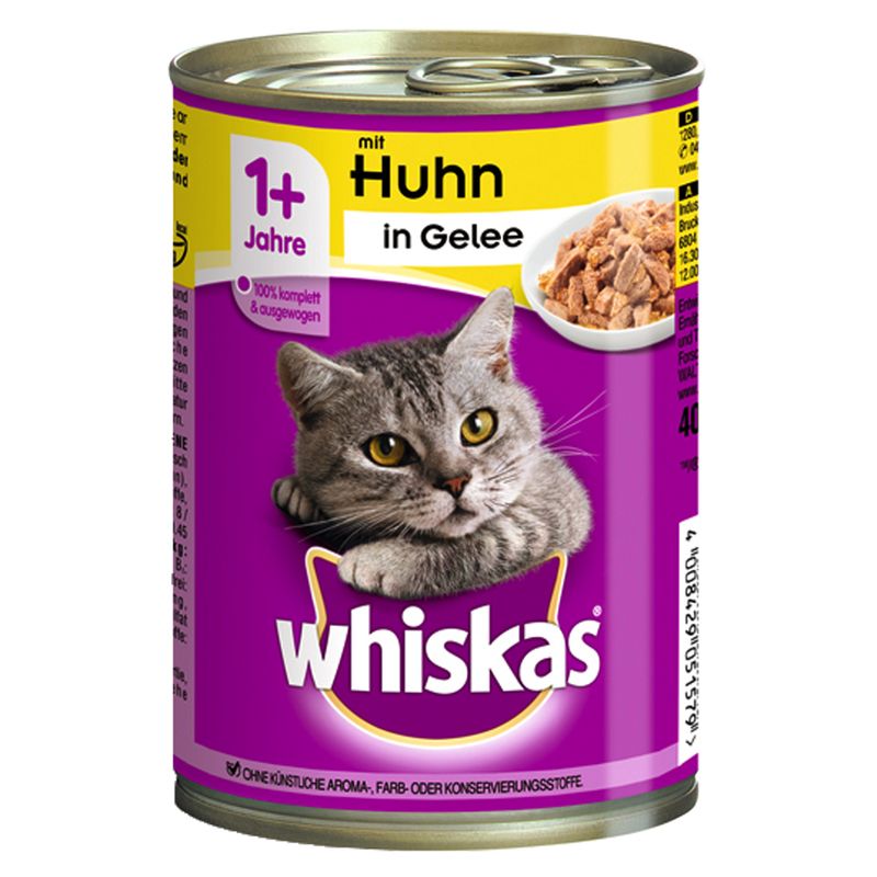 Lot mixte Whiskas Adult 1+ 24 x 400 g