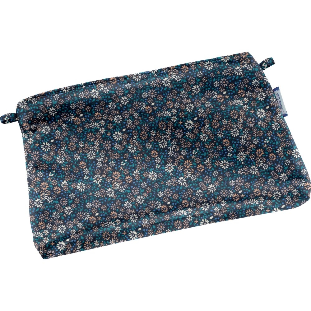 Mini Pochette Tissu Paquerette Marine