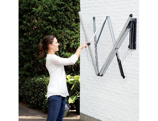 BRABANTIA - Séchoir à linge 375842 Wallfix séchoir mural 24 mètres