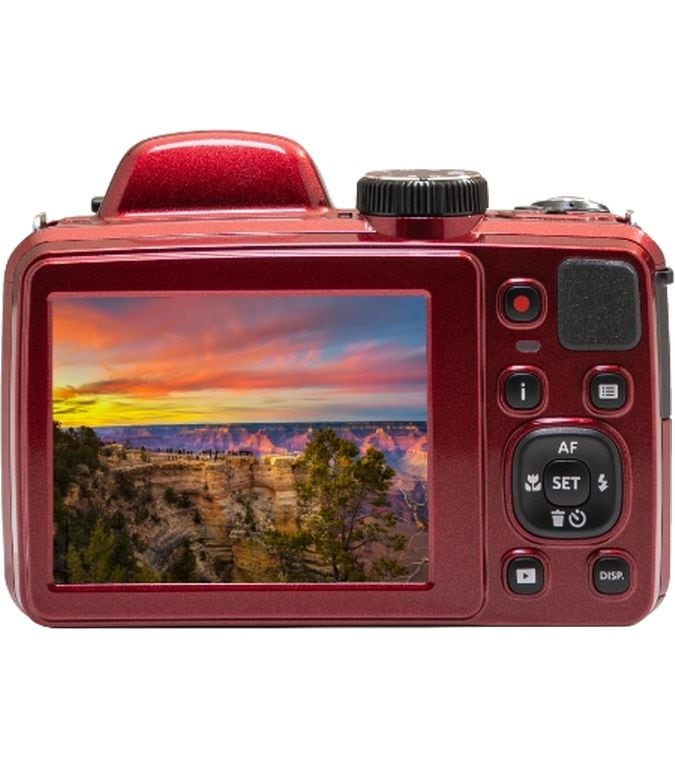 Kodak Fotokamera Pixpro AZ425 Rot Digitalkamera mit 42-fachem optischem Zoom