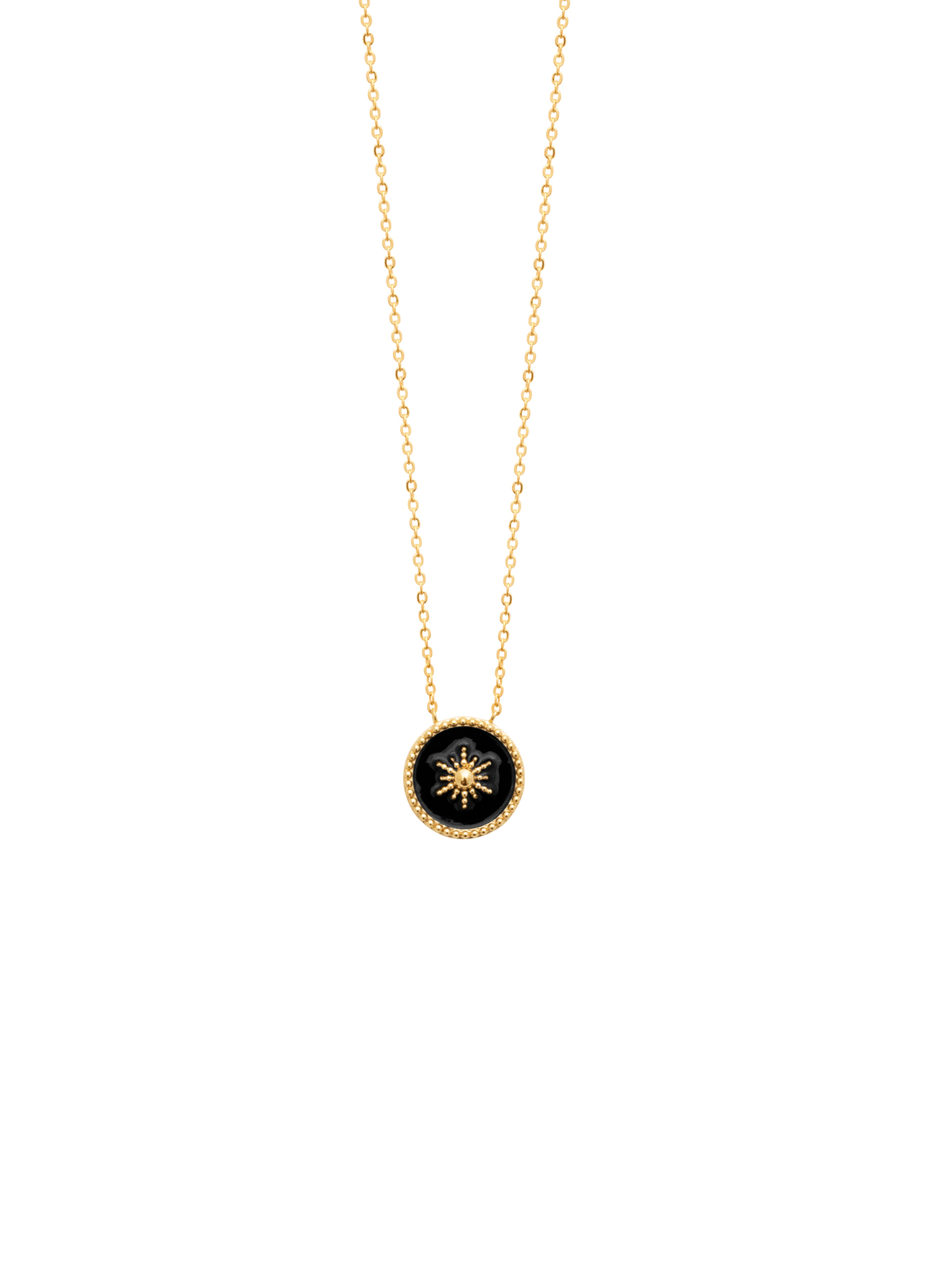 Collier chaîne émail