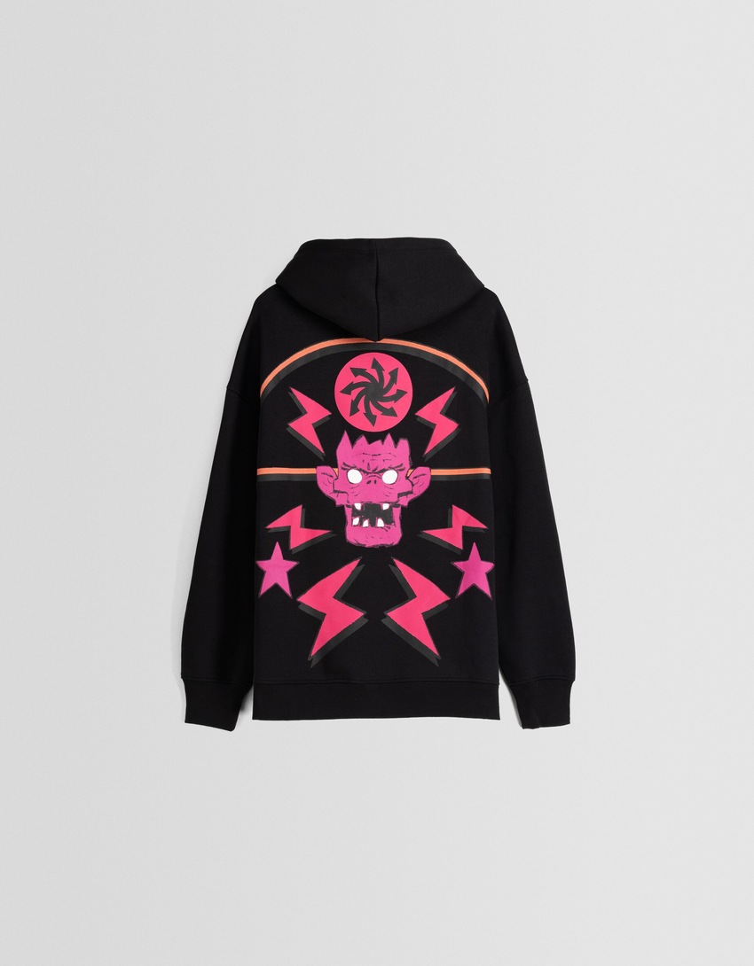 Moletom oversized com estampa dos Gorillaz