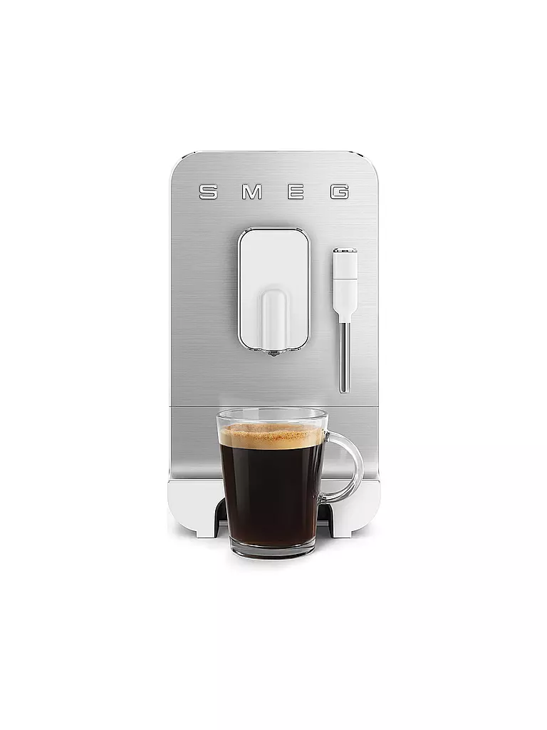 SMEG Kaffeevollautomat BCC12WHMEU 50's Style Weiss / Matt weiss
