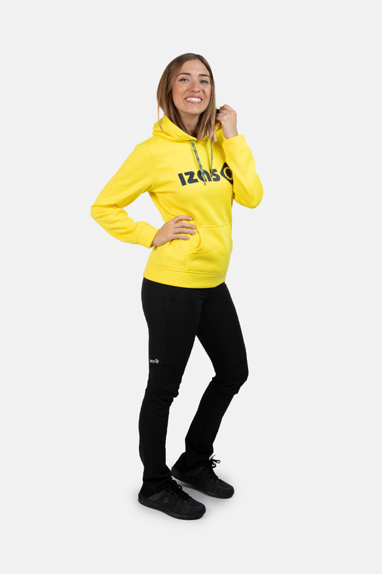 Moletom com capuz LYNX - Amarelo