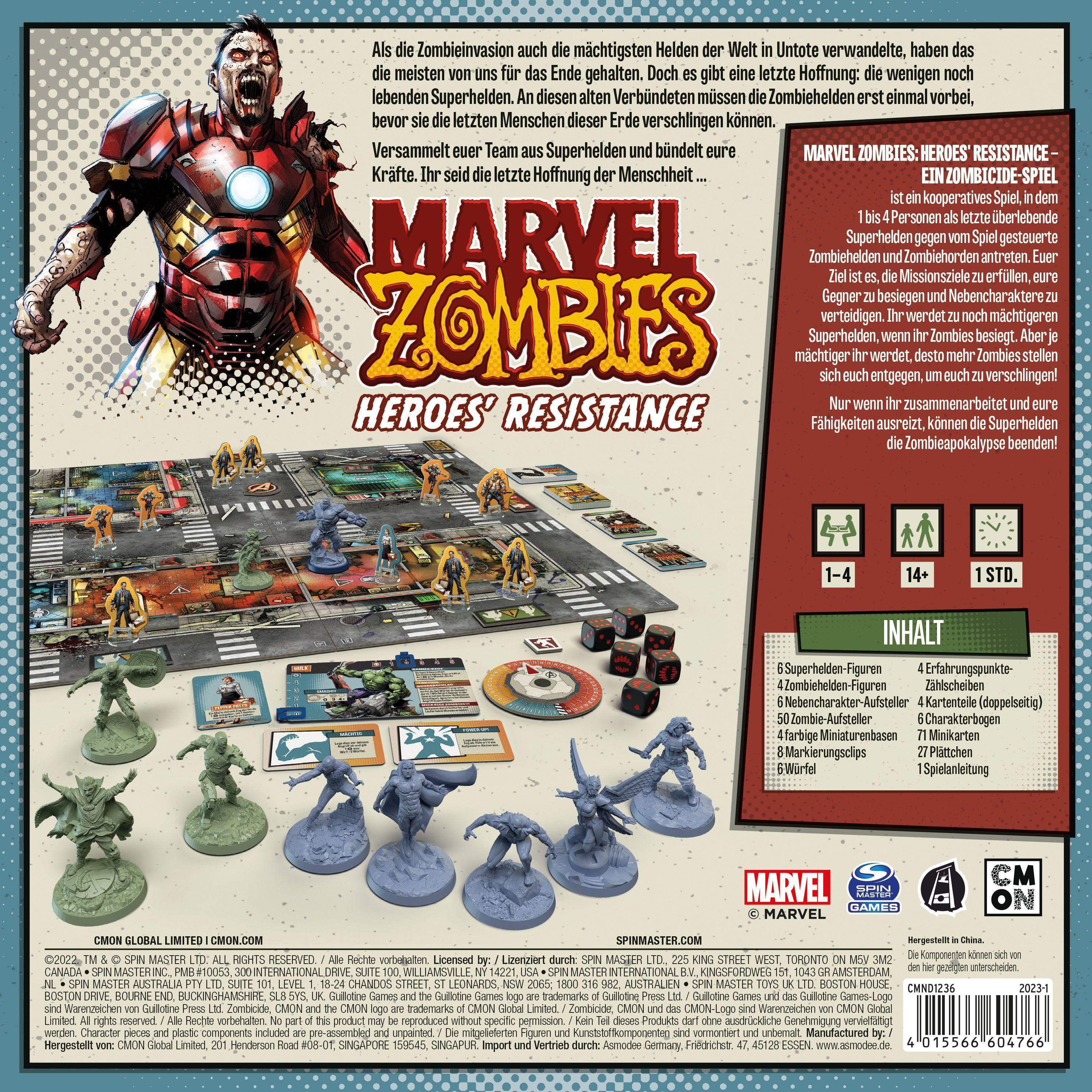 Marvel Zombies: Heroes Resistance  Ein Zombicide-Spiel