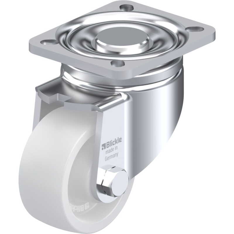 BLICKLE - Roulette pivotante Ø 80mm bandage polyamide PA 6.6 350kg - LH-SPO 80G