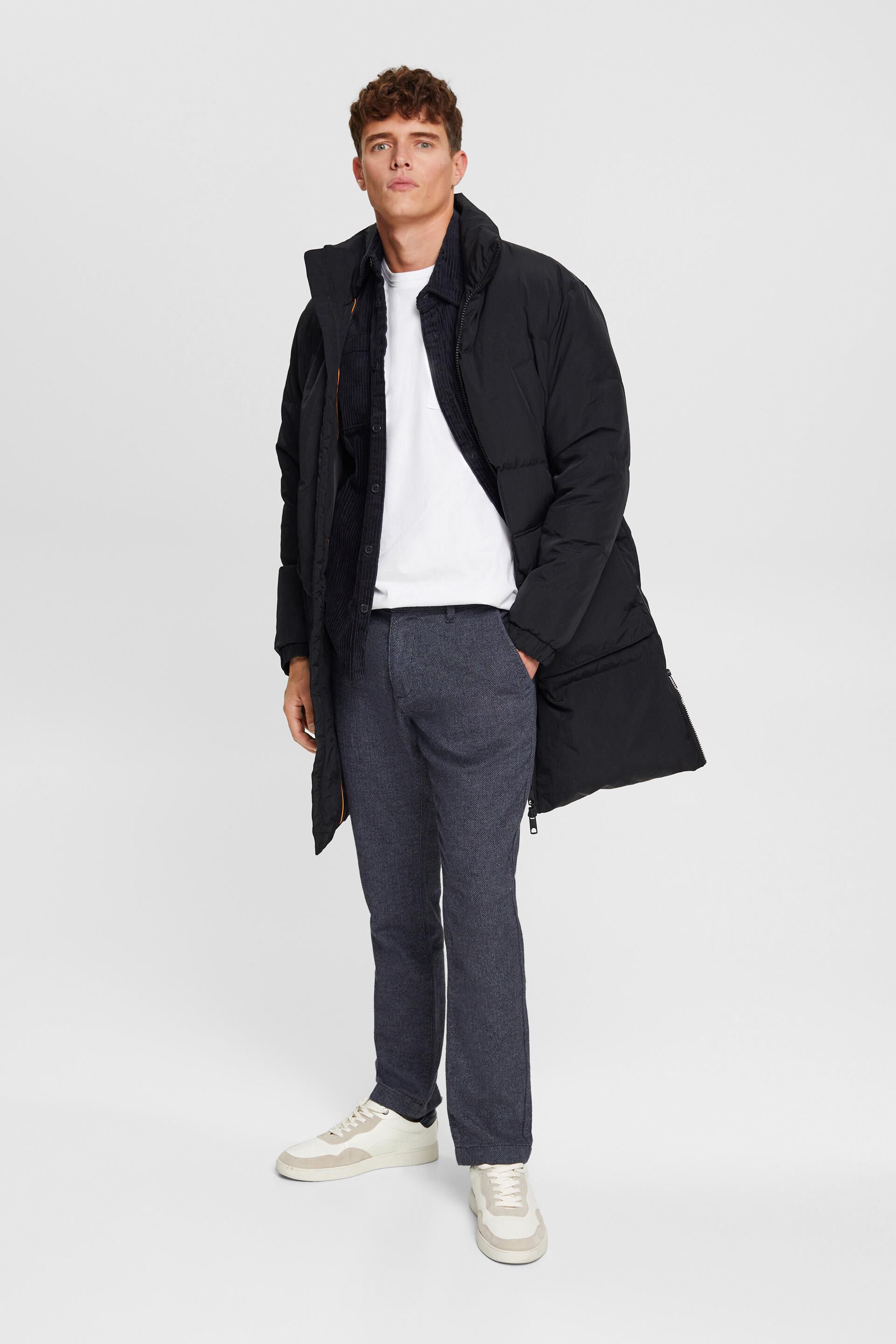 Pantalon slim à chevrons
