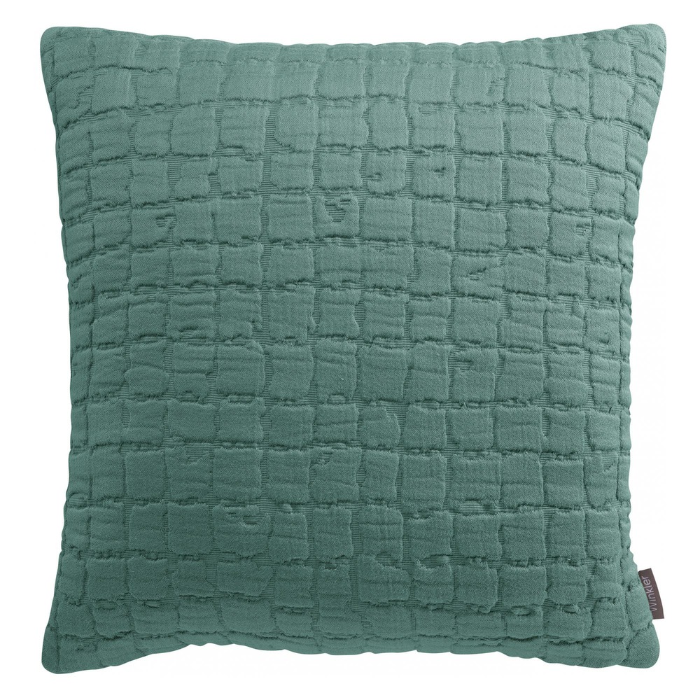 Coussin stonewashed swami lichen 45 x 45 cm