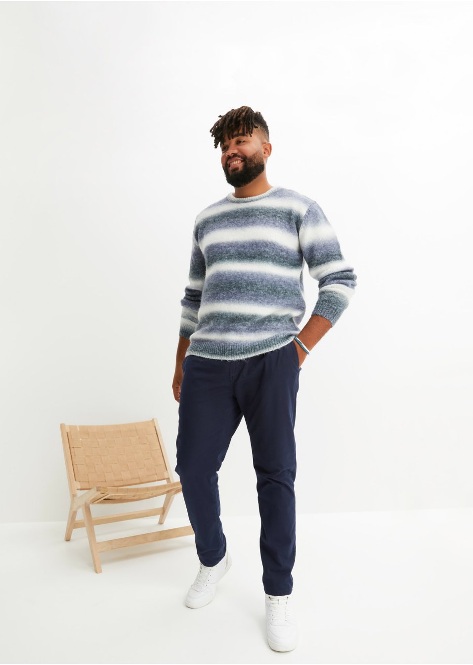 Pull à dégradé de couleurs
