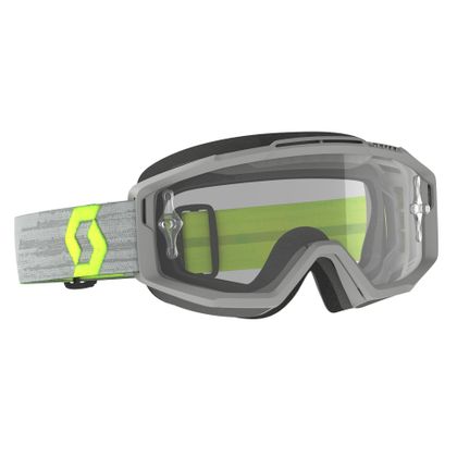 Masque cross Scott SPLIT OTG WKS - GREY YELLOW / CLEAR 2023 - Gris / Jaune