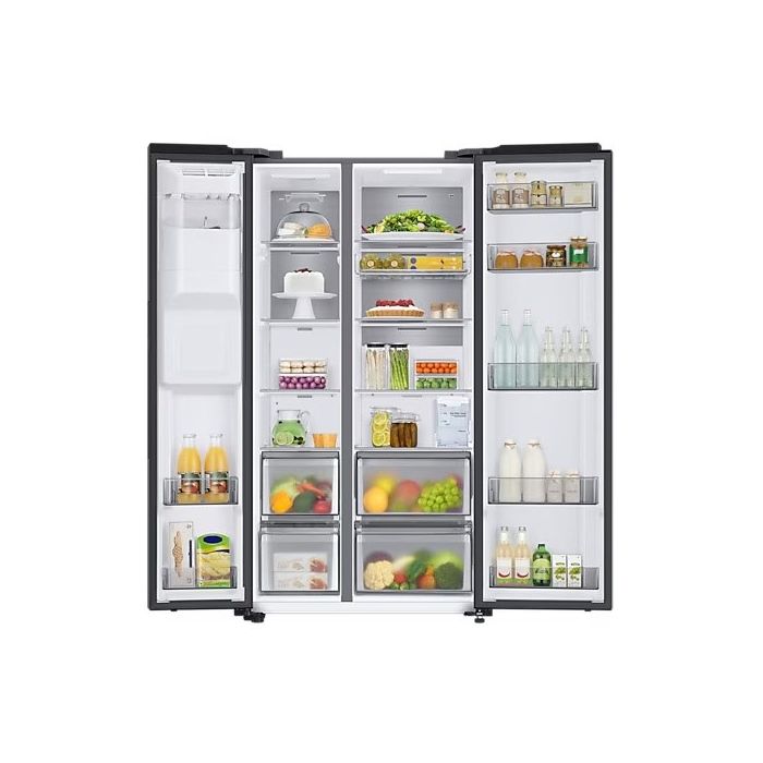 Samsung Side-by-Side RS6GA854CB1/EG Black Steel - interner Wassertank