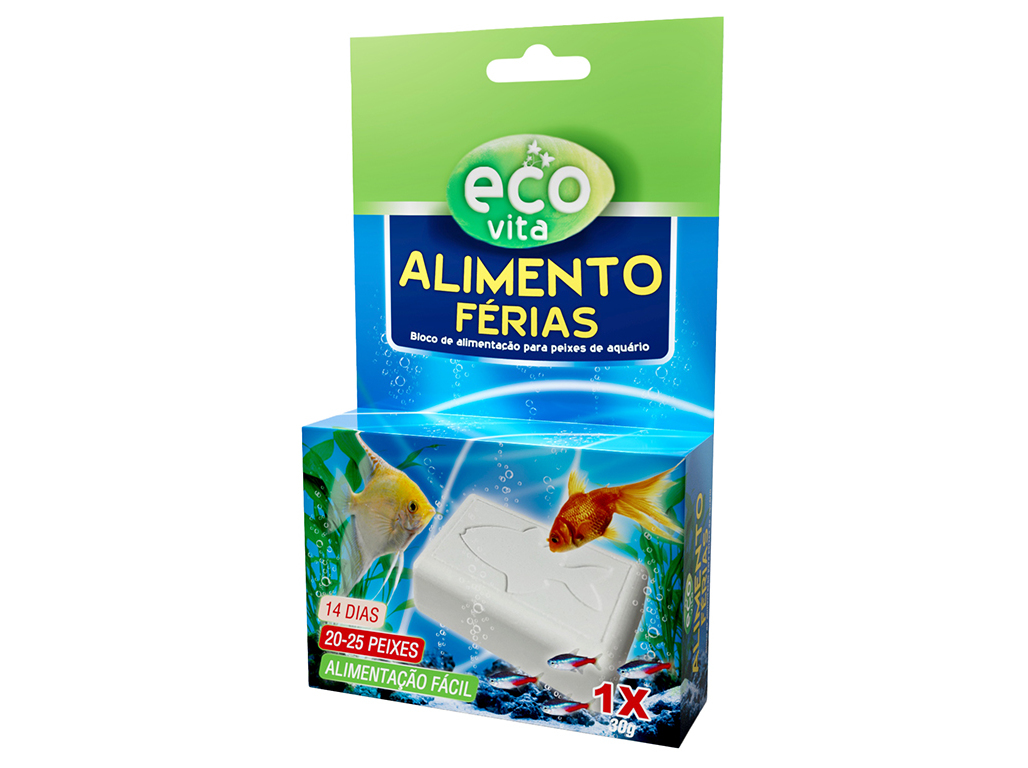 ALIMENTO PARA PEIXES ECO-VITA ALIMENTO DE FÉRIAS 30G