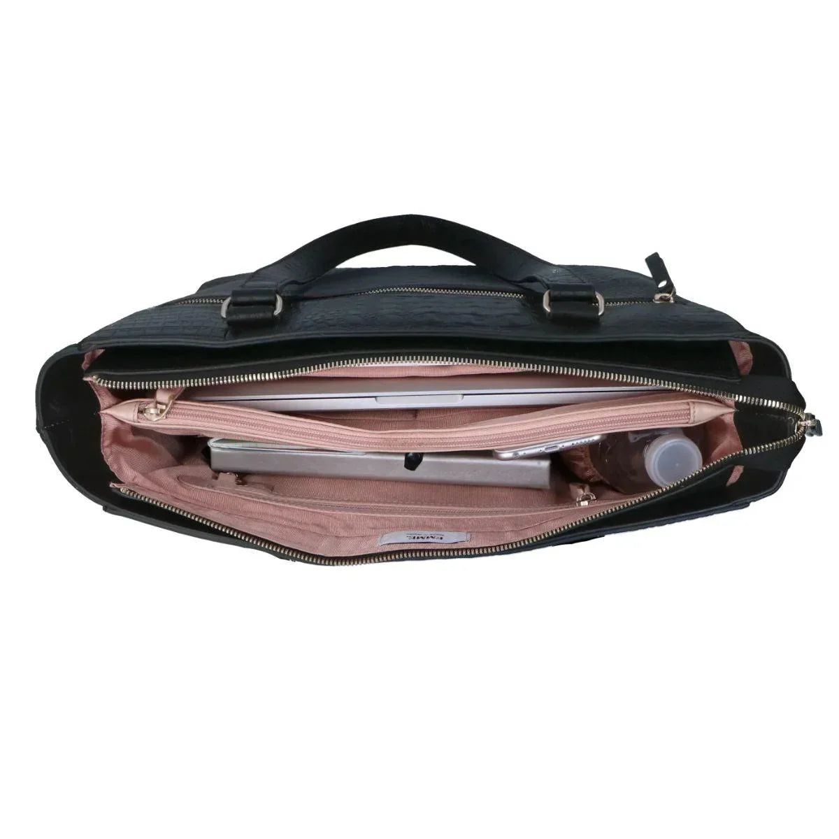 FMME | Caithy leren laptoptas 13,3