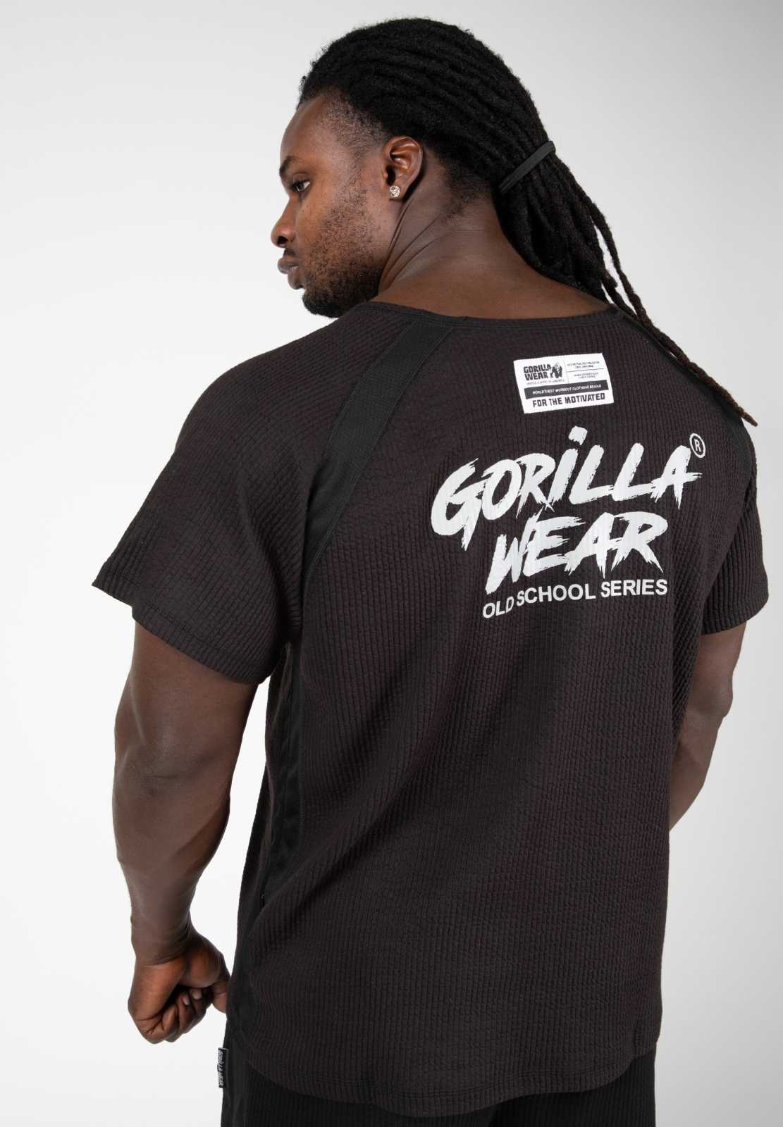 Gorilla Wear Camiseta Augustine Orld School Workout Negra