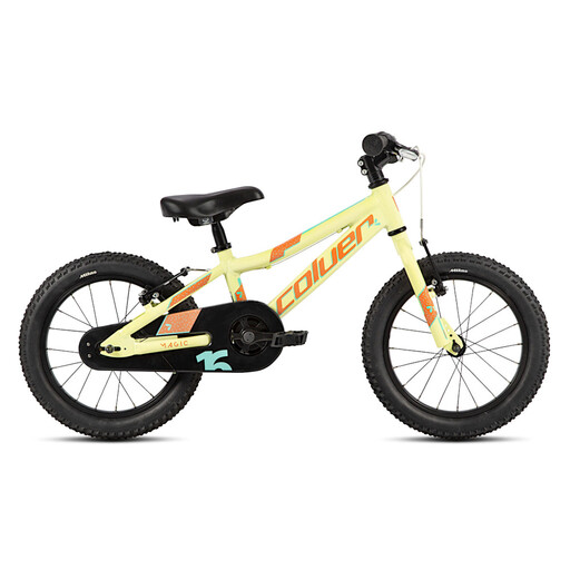 Bicicleta infantil de alumínio Colour Magic de 16 polegadas.