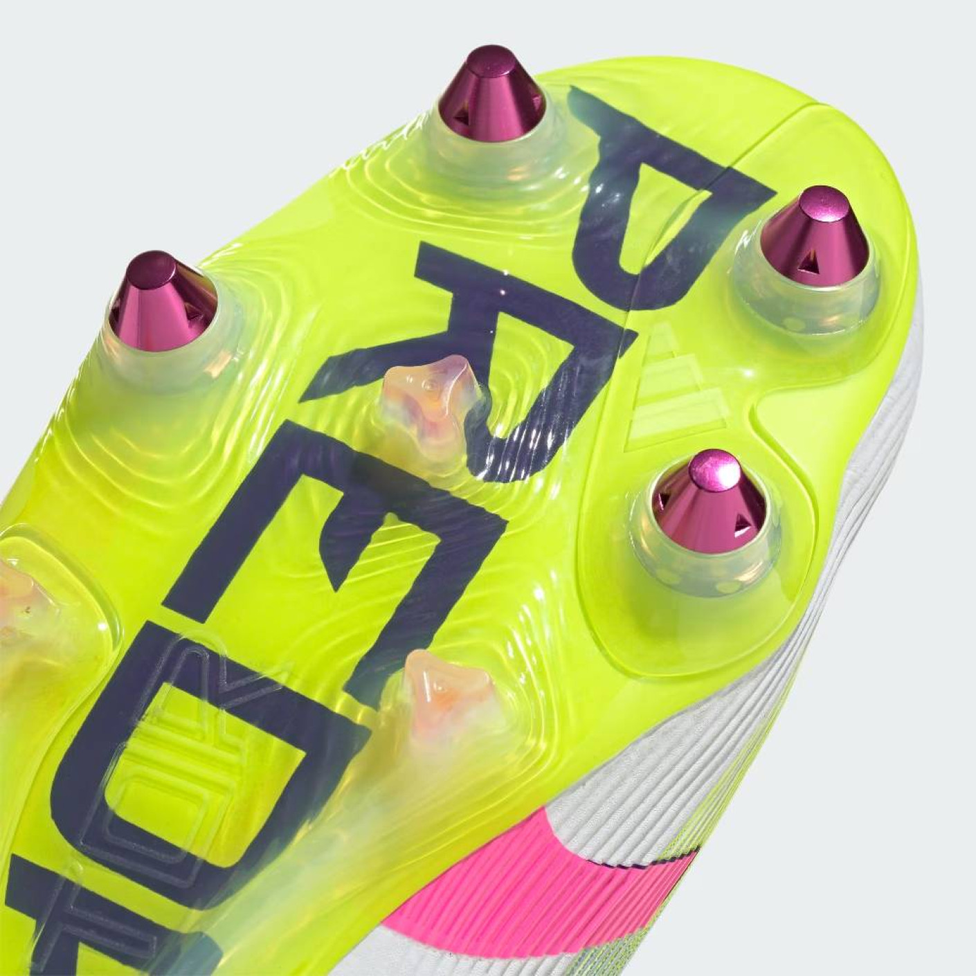 Adidas Predator Elite IJzeren-Nop Voetbalschoenen (SG) Wit Roze Neongeel