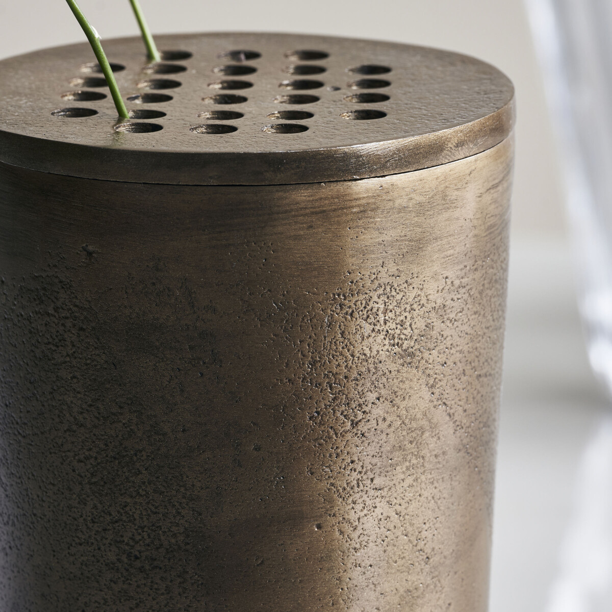House Doctor - Vase - Flow - Metal - Antik Messing - 18 CM